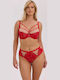 Women's Brazil with Lace Red