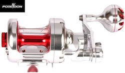 Poseidon Left Handed Fishing Reel for Jigging, Slow Jigging and Tai Rubber