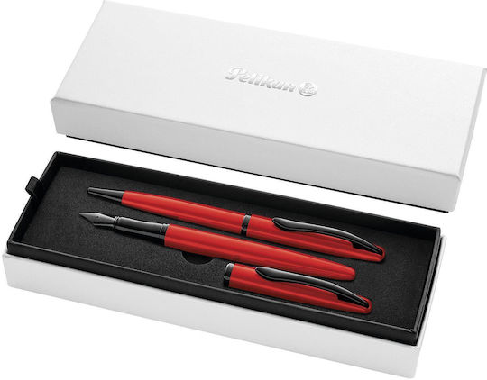 Pelikan Σετ Πενα Στυλο Jazz Noble Elegance Red Gift Box 826778