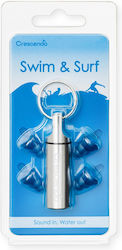 Crescendo Swim & Surf 5 Ωτοασπίδες για Κολύμβηση 2τμχ