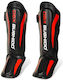 DBX Bushido Shin Guards Adults Red