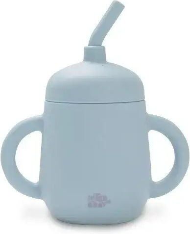 Interbaby Toddler Non Spil Cup Made Of Silicone Blue 175ml
