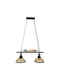 VenCore Pendant Light Black 70x25x30cm