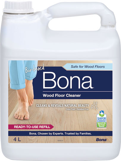 Lichid De Curățare 4l Pentru Podele Din Lemn Bona Wood Floor Cleaner Refill