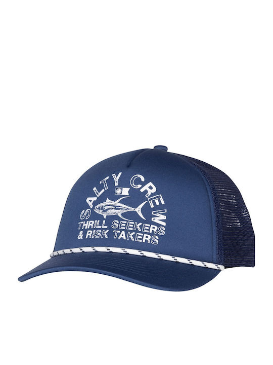 Salty Crew Pitstop Trucker Cap Bright Navy