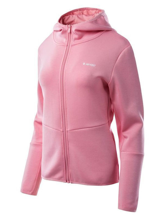 Damen Sweatshirtjacke Rosa