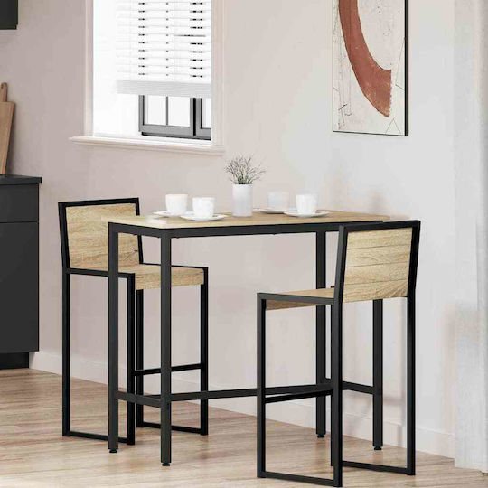 Table Bar Wooden Coffee 100x50x90.5cm