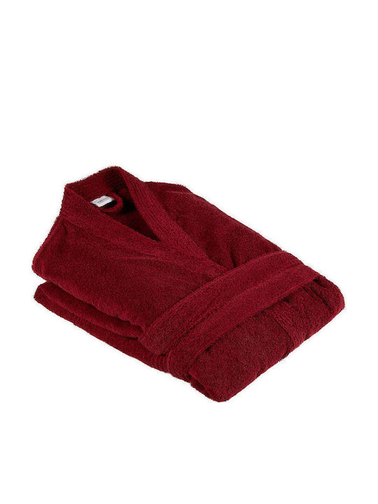 Homelovers Bademantel mit Kragen Bright Red 350gr/m²