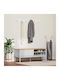 Mobilier de Intrare cu Bancă Alb 115x40x45cm