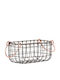 Espiel Coș decorativ Metalic cu mânere Black 26x16x12buc
