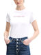 Women's T-shirt White, Black, Fuchsia