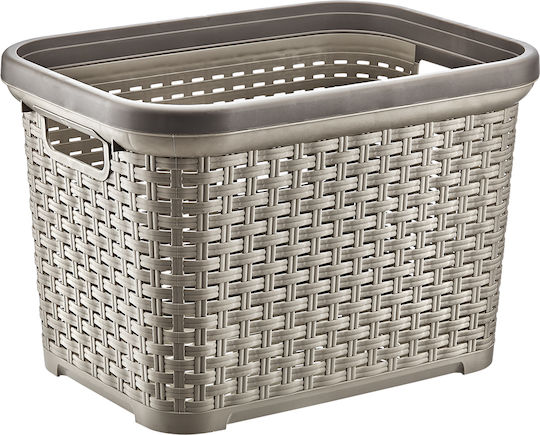 Aufbewahrungskorb Decor Rattan Handgriff 20lt Pulver
