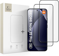 Tech-protect Glass Fit+ 2-pack Xiaomi Redmi Note 15 Pro 5g Black Tech-protect Glass Fit+ 2-pack Xiaomi Redmi Note 15 Pro 5g Black