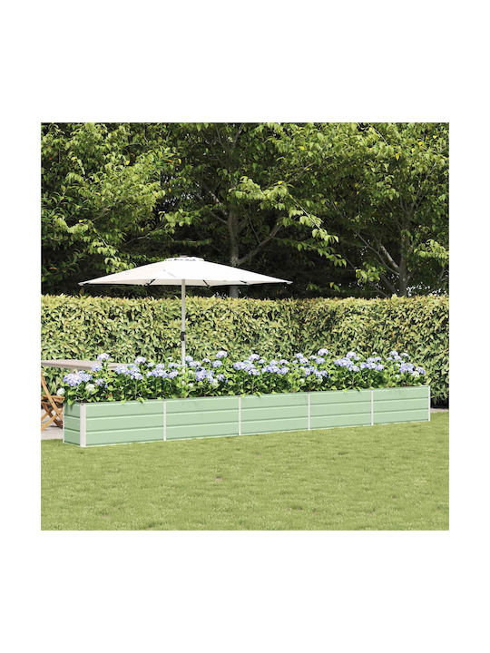vidaXL Topf Metallisch Pastel Green 480x50x45cm.