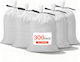 Vevor Trash Bags Reinforced by the Kilo for Rubble 66x40cm 300pcs Beige