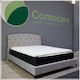 Como felt & wadding producers Mattress Topper Super Double Foam Infused with Aloe & Removable Cover 160x200x4cm