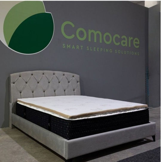 Como felt & wadding producers Ανώστρωμα Μονό Foam με Ίνες Μπαμπού & Αποσπώμενο Κάλυμμα 90x190x4εκ.