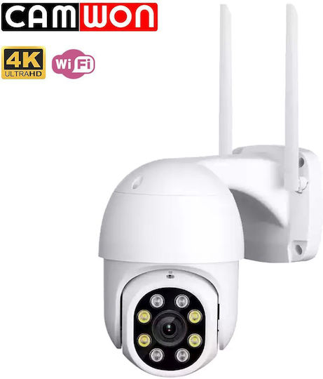 Camwon WIP-SP800AB ICSee IP Κάμερα Παρακολούθησης Wi-Fi 4K Αδιάβροχη με Φακό 2.8mm