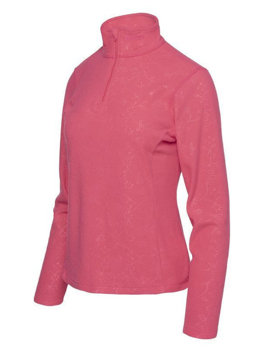 Fleece Jachetă de damă în Roz Culoare