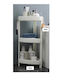Dream House Corner Floor Bathroom Shelf with 4 Shelves