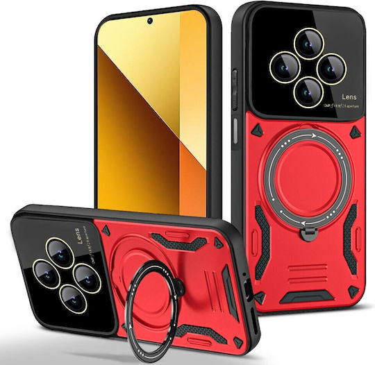 Enkay Back Cover Σιλικόνης Κόκκινο (Redmi 14C / Poco C75)