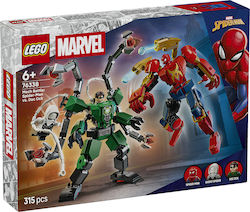 LEGO Marvel Mech Battle Spider-Man срещу Doc Ock за 6+ години 315 броя