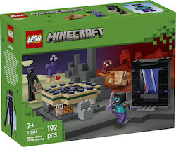 LEGO Minecraft Nether și End Portal Journey pentru 7+ Ani 192 Bucăți