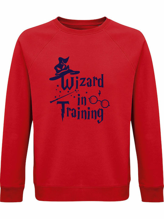 Суитшърт Унисекс Органичен Принт Wizard In Trai...