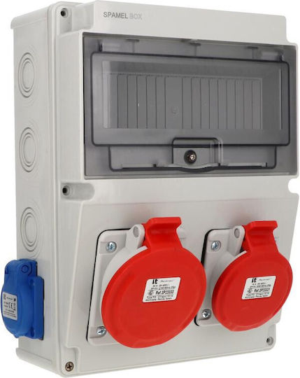 Schaltgerät 5x32a 5x16a 2x3x16a Ina=32a Ip54 Sb-103505-s0060-54