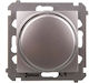 Kontakt-simon 54 Premium Rotary Dimmer Led Dimmable 230v 2-250w Silver Matt Ds9l.01/43 Wmds-004xlx-043