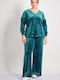 Femei Din material textil Pantaloni Verde
