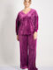 Femei Din material textil Pantaloni Violet