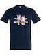 Kids' T-shirt French Navy Bluey Ft Lakers, Basketball Nba
