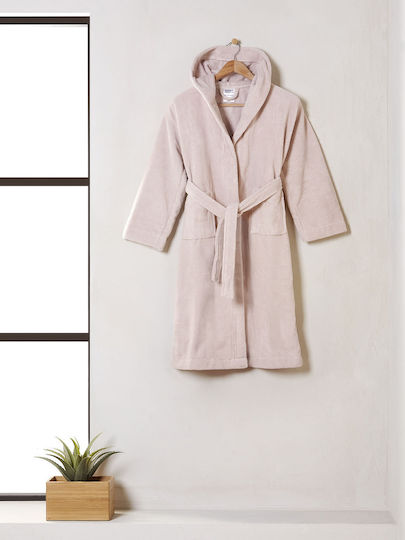 Cannon Kids Hooded Bathrobe Powder Pink