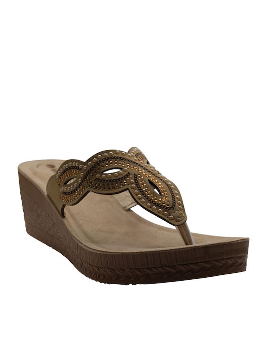Anatomische Damenplattformen Beige