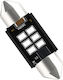 Vencore 3216-10145 C5w Festoon Canbus Gen4 36mm Λάμπα Led Σωληνωτή Βάση C5w 36mm Festoon Canbus Gen4 6 Smd 3020 2w 290 Lumen 8-48 Volt Μπλε