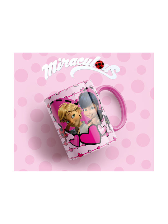 Digital Place Ladybug Mug Ceramic White 330ml