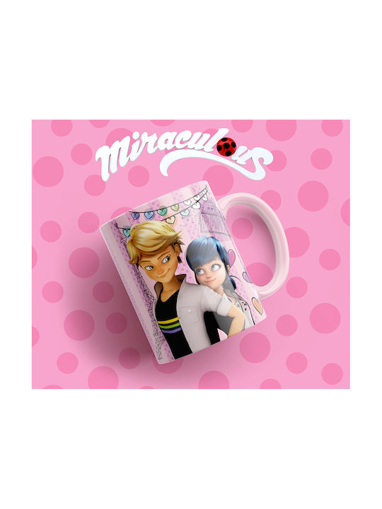 Digital Place Ladybug Becher Keramik Weiß 330ml