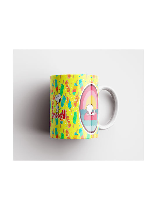 Digital Place Snoopy Mug Ceramic White 330ml