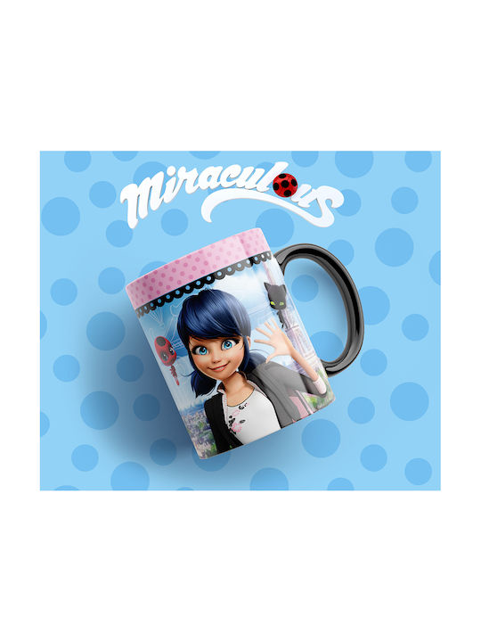 Digital Place Ladybug Mug Ceramic White 330ml