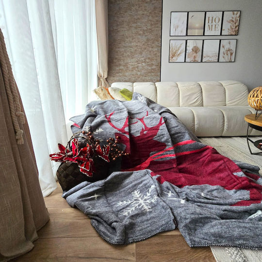 Kotonia Home Ημίδιπλη 180x220εκ. Reindeer Kotonia Home Ημίδιπλη 180x220εκ. Reindeer