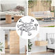 vidaXL Wood Bolts with Diameter M4 and Length 20mm 10976pcs