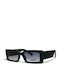Optosquad Women's Sunglasses with Black Plastic Frame and Black Gradient Lens