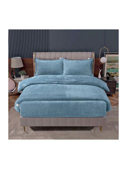 Casa Colori Duvet Cover Single 160x220cm Emboss...