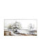 Wall Canvas Painting Handmade Oil Painting 120x60 Embossed Gold Frame Keskor 82573