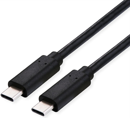 Roline USB 2.0 Cable USB-C male - USB-C 240W Μαύρο 2m 11.02.9105