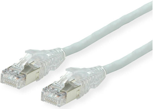 Dtwyler Patchkabel Cat.6a Class Ea S Ftp Cu 7702 Flex Lsoh Amp V2 Grau 7.5 M