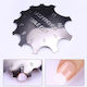 Nail Art Easy French Metallisches Nageldesign Stencil 3661 5587