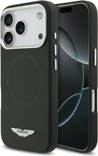 Aston Martin Racing Back Cover Σιλικόνης Μαύρο (iPhone 17 Pro)