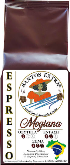 Santos Extra Espresso Coffee Single Origin Arabica Brazil Whole Beans 250gr